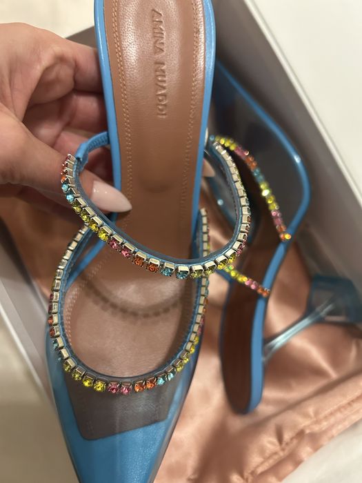 Обувки- Amina Muaddi оригинал