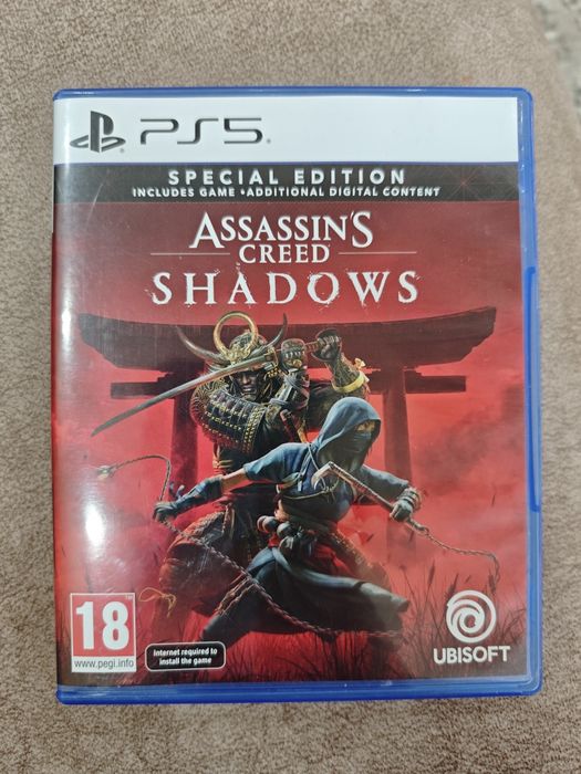 Продам диск с игрой Assassin's Creed shadows PS5