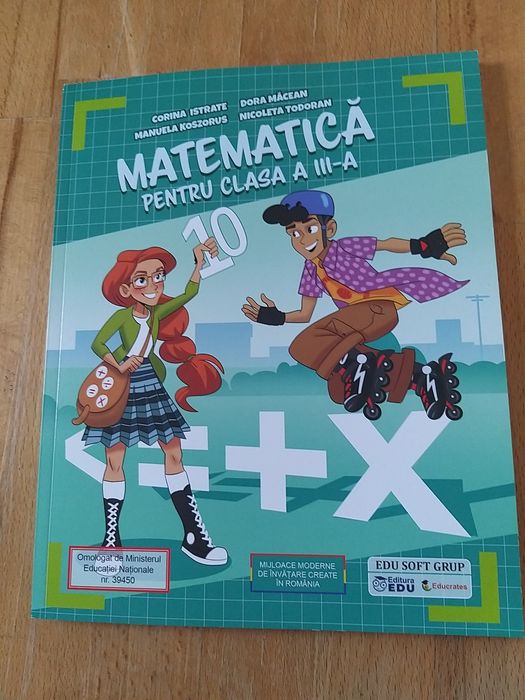4 Carți si caiete de lucru clasa 3 , română si matematica