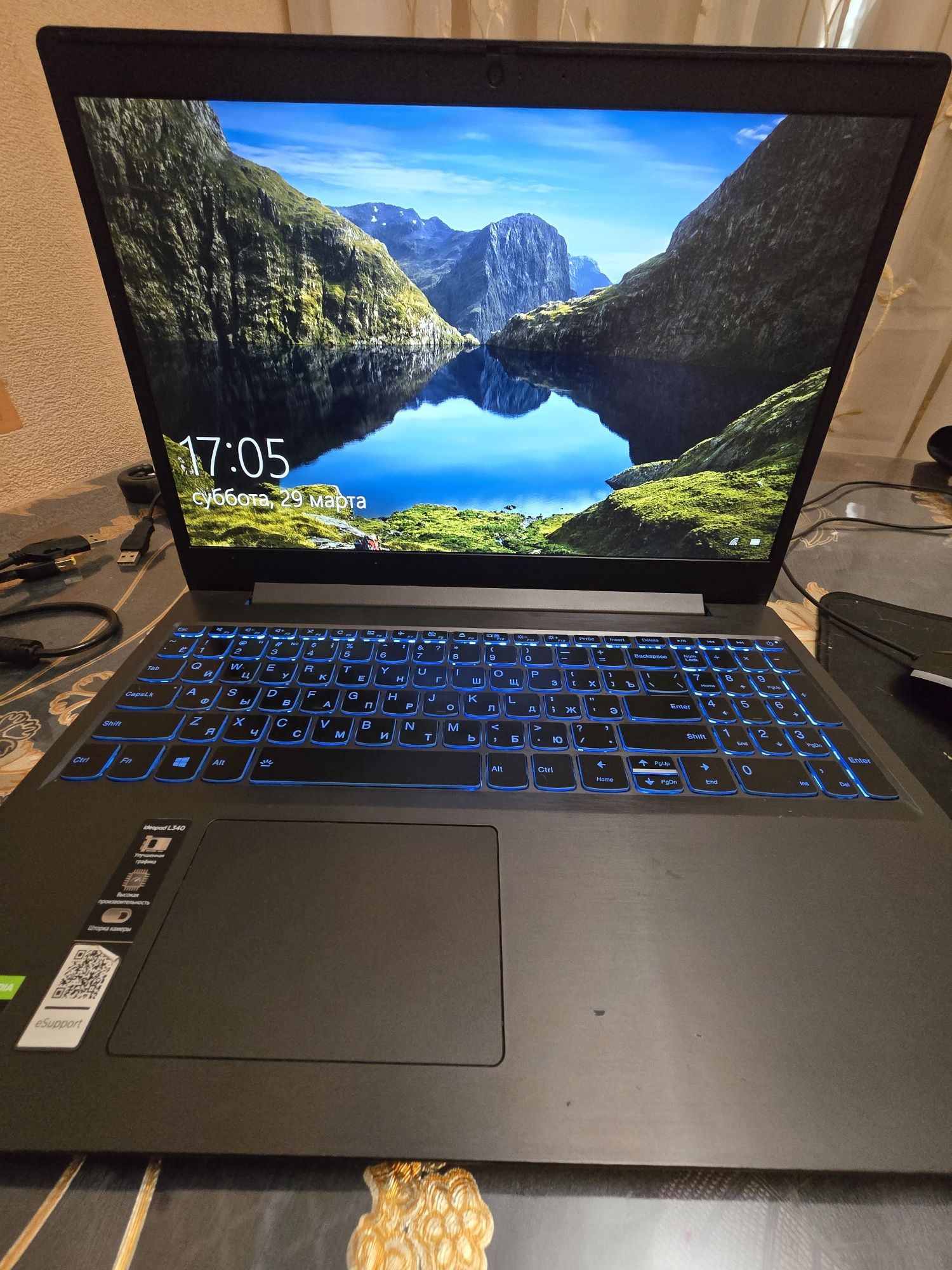 Продаю ноутбук для игр, учёбы, работы Lenovo IdeaPad L340 15IRH Gaming