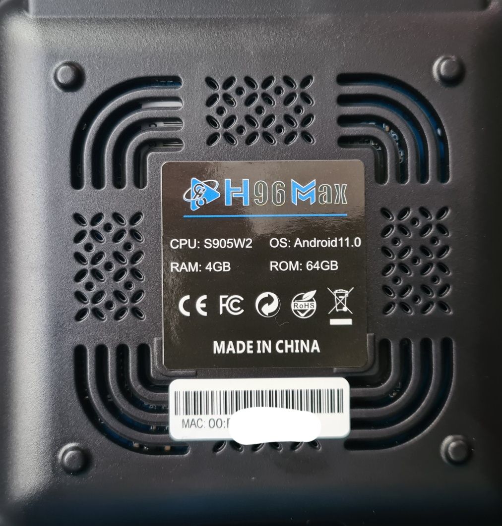H96MAX W2  4|64 Wi-Fi 6 Tv Box
