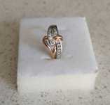Inel diamante naturale, inel aur 585 - 2.81 grame