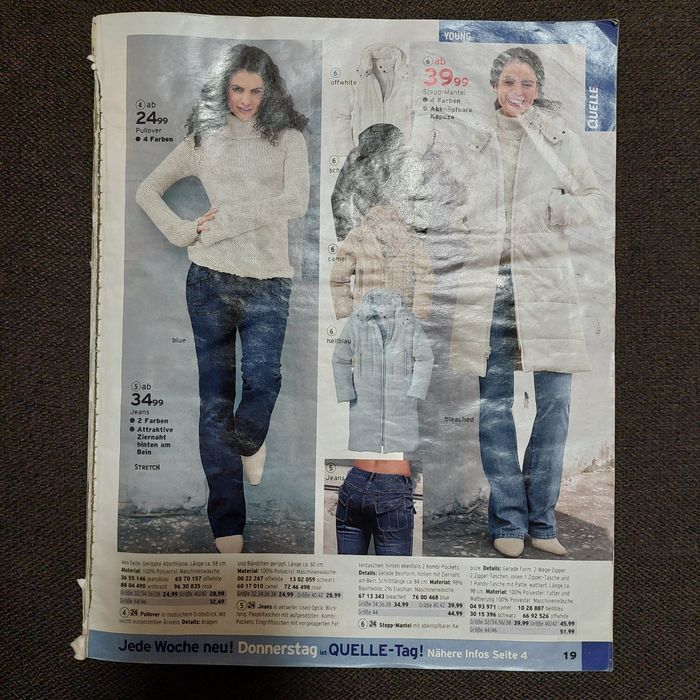 Списание quelle 2005