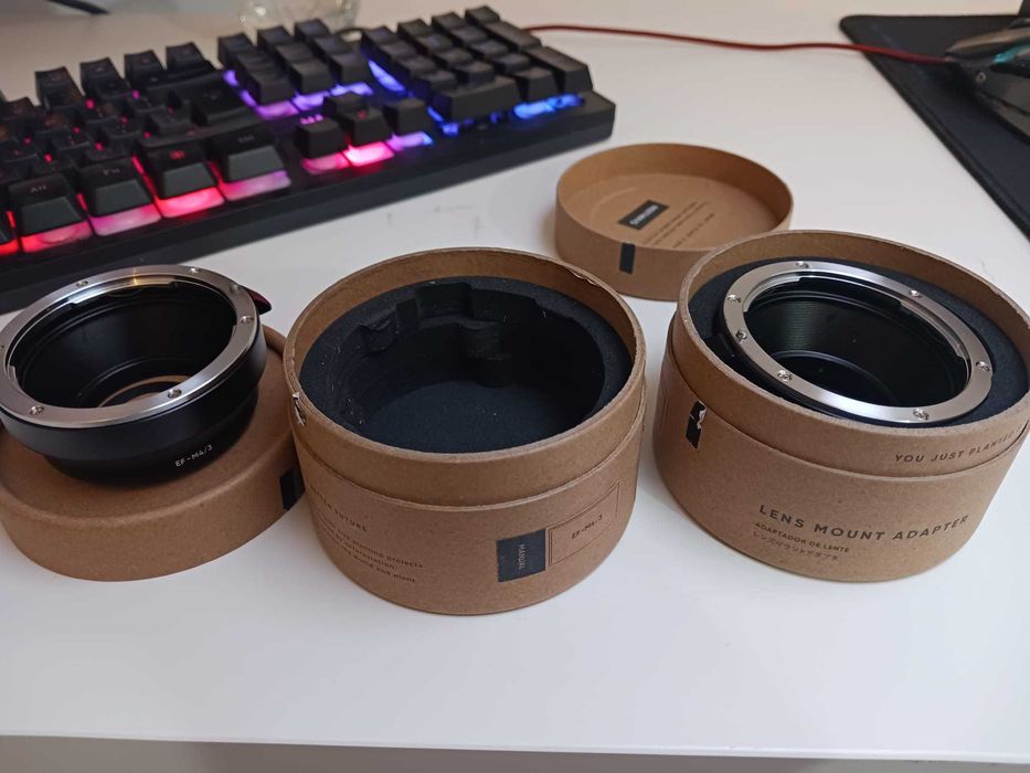 Adaptor lentile aparat foto