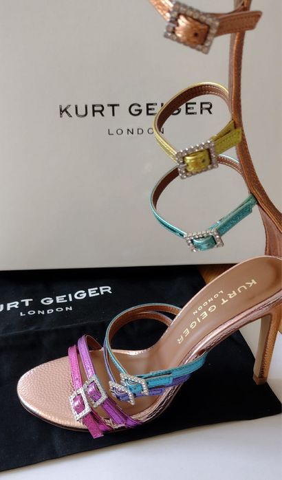Sandale piele Kurt Geiger London, sandalele  gladiator