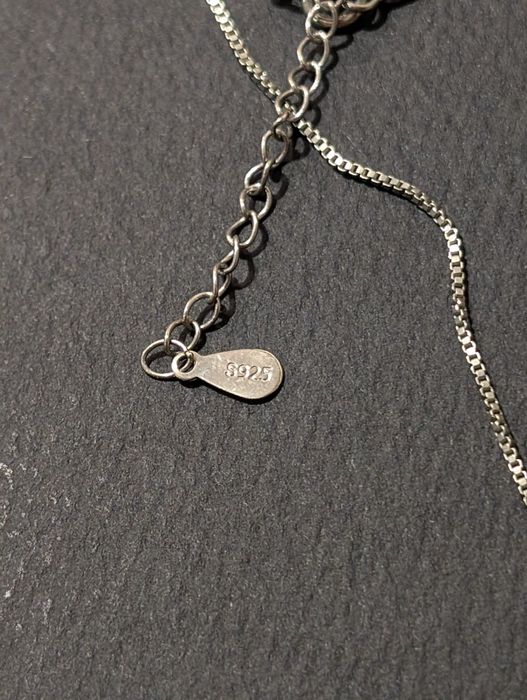 Lanț argint cu piatră cubic zirconia 40cm