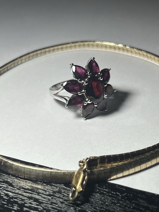 Inel argint si lant argint aurit MILOR