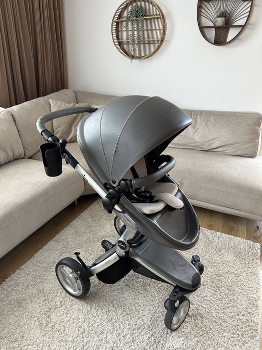 2 in 1 Mima Xari gri + sac lana cadou