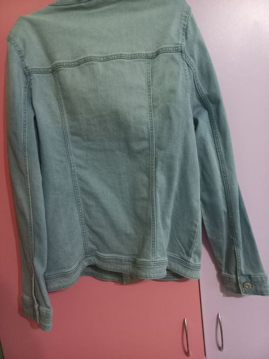 Дънково светло синьо яке