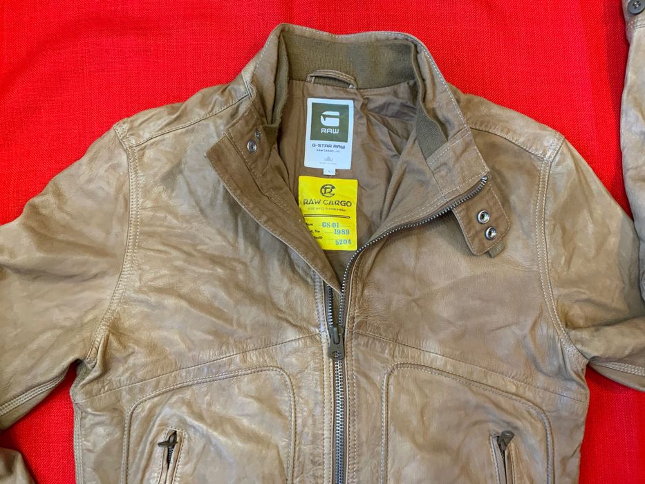 G-star-оригинално кожено яке 48м-50л