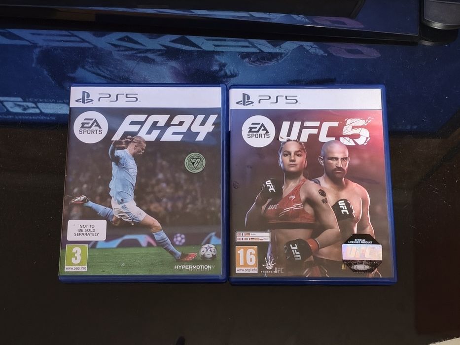 Обменяю FC24 и UFC5 PS5