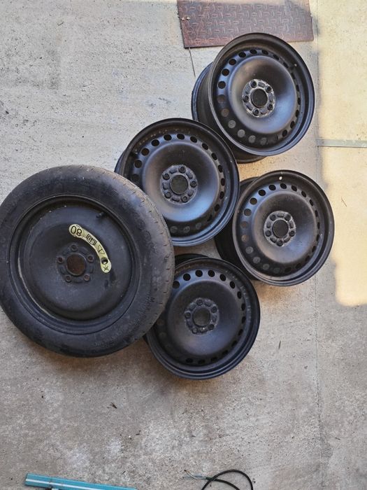 Jante tabla pe 16 = 4 bucati + rezerva pentru  Ford Focus