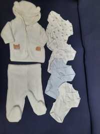 Costumas bebelus exterior + 3 body, marca Tex, mărimea 0 - 1 luna