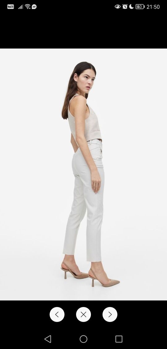 Елегантен панталон с ръб H&M размер 40