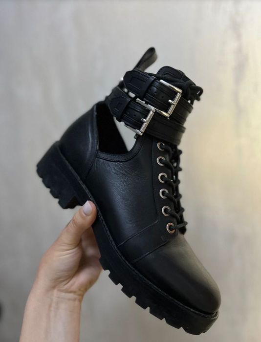 Michael Kors кожени боти от естествена кожа