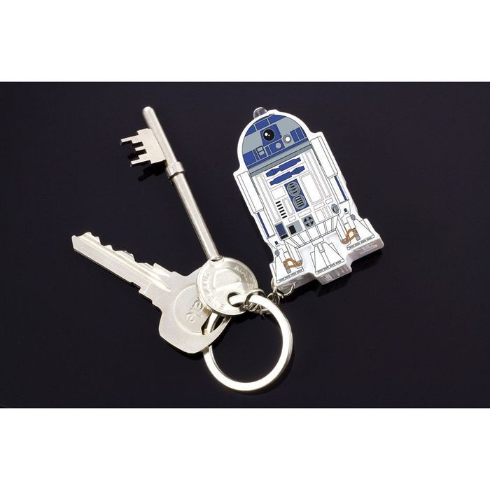 Star Wars R2-D2 ключодържател с LED фенерче и звуков ефект