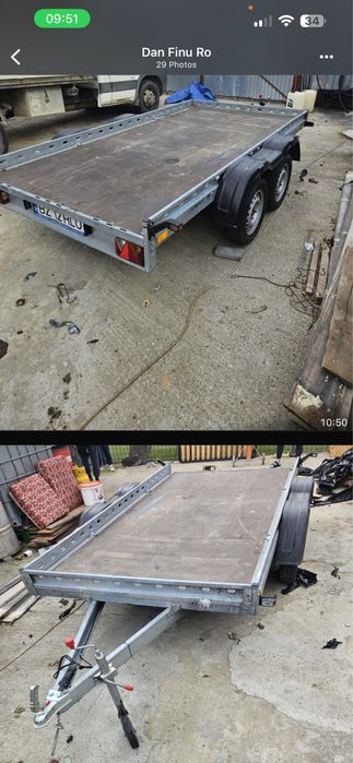 Vand remorca inmatriculata 2024