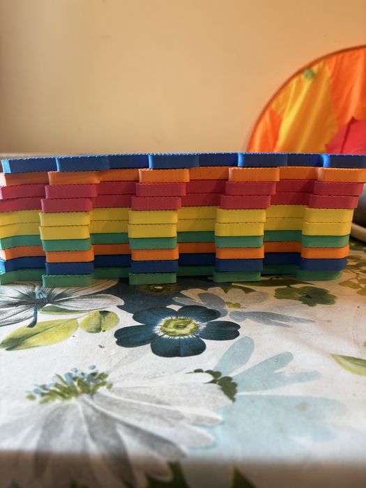 Мек пъзел-килим с фигурки