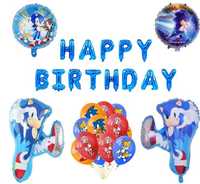 *Baloane Ariciul Sega Sonic_Folie aluminiu si latex_Pelerina_Banner HB