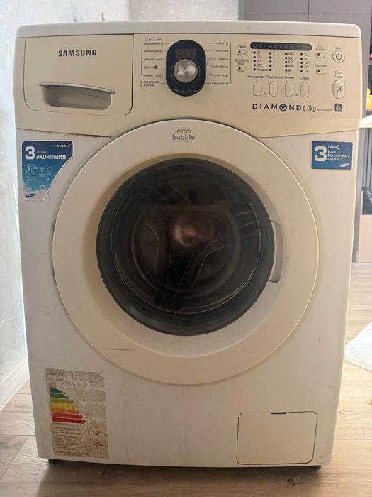 Стиральная машина Samsung EcoBubble WF1600WRW 6kg
