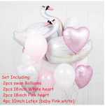 Baloane latex sau folie aluminiu_Lebede_lebada_I