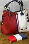 Geanta +portofel  Tommy Hilfiger, new model import Italia, saculet
