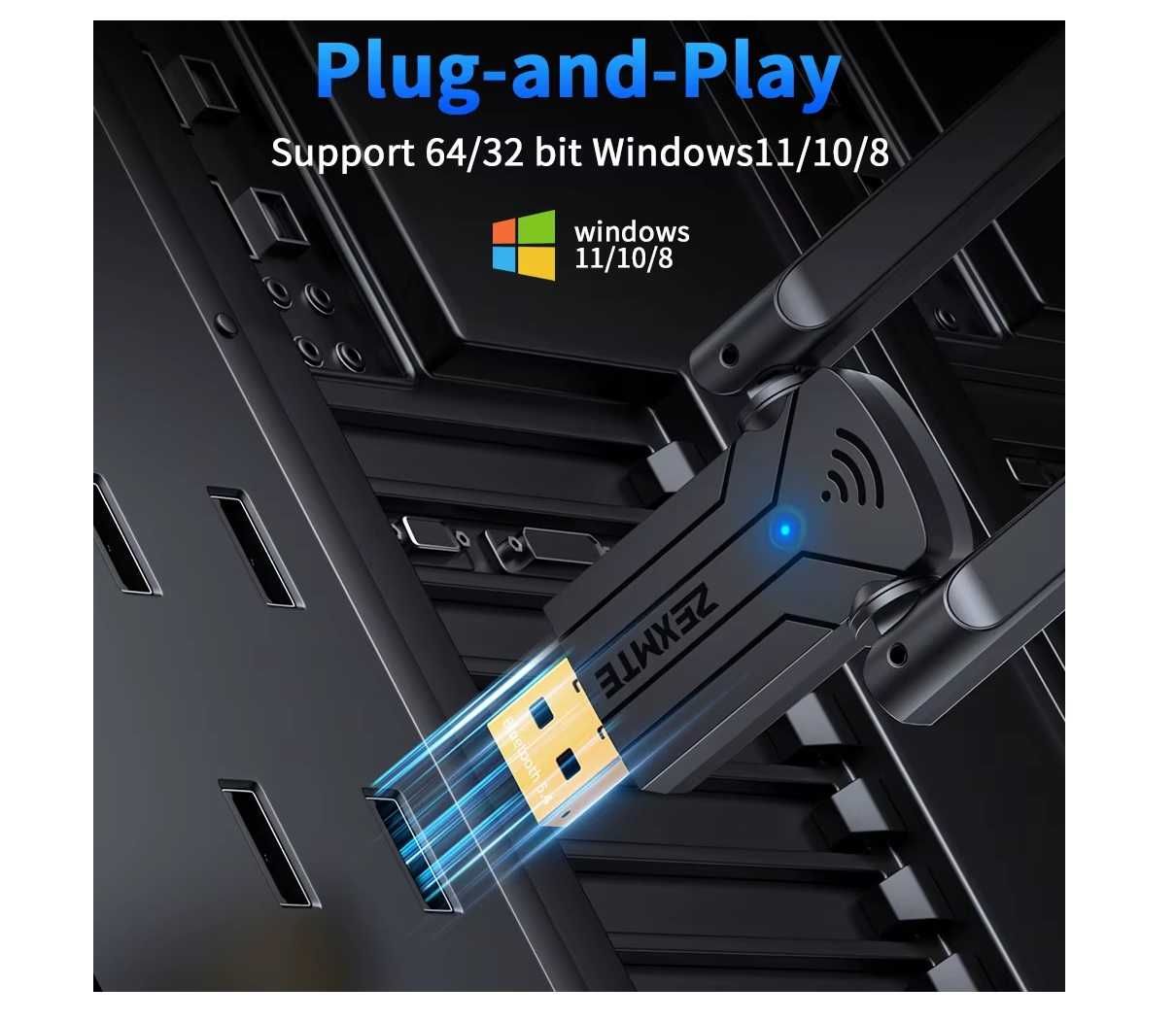 Bluetooth адаптер v5.4 (180 метров)