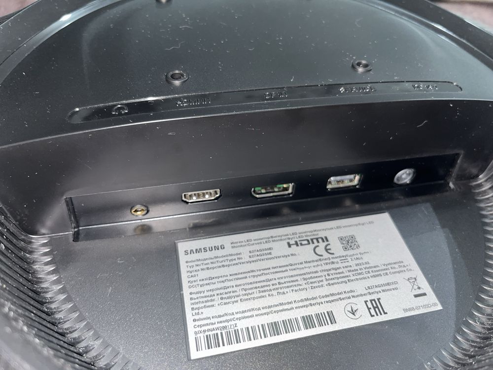 Монитор 27” 2K / 165Hz / 1мс / FreeSync & G-Sync — Samsung Odyssey