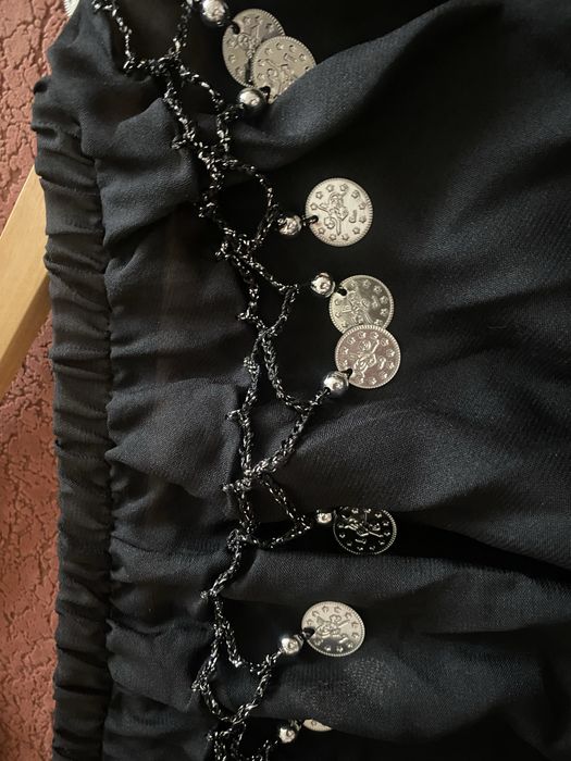 Fustă neagră cu bănuți/Belly dance