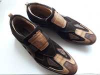 Мужские туфли из натуральной кожи и замши 40р ботинки, кеды, кроссовки