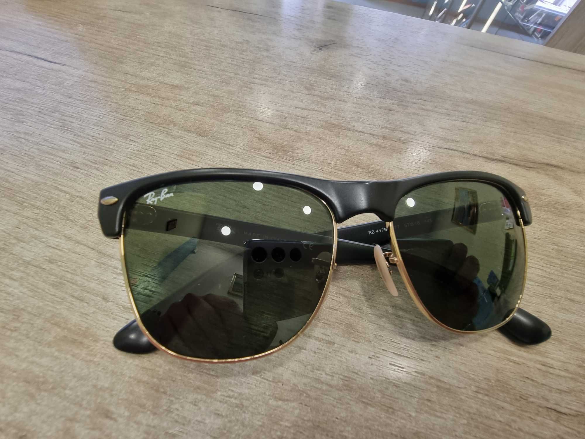 Скънчеви очила Ray-Ban Clubmaster / стъклени лещи