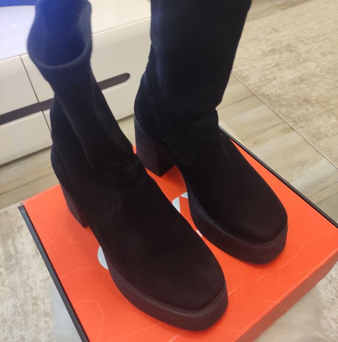 Botine cizme piele naturală Grixx