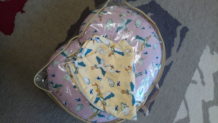 Подушка-кокон для новорожденного,новая,со сменной наволочкой(Россия)