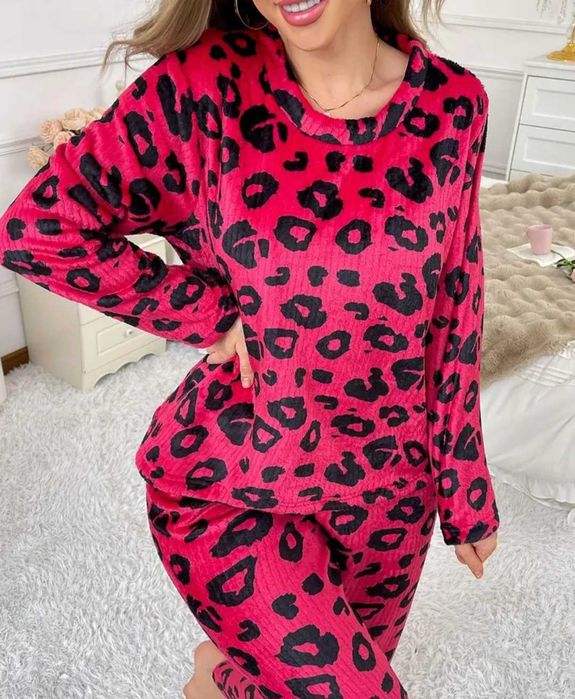 Дамски ,секси сет  с леопардов принт