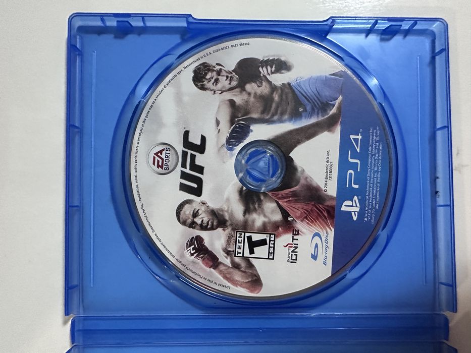 UFC диск для игры PS4
