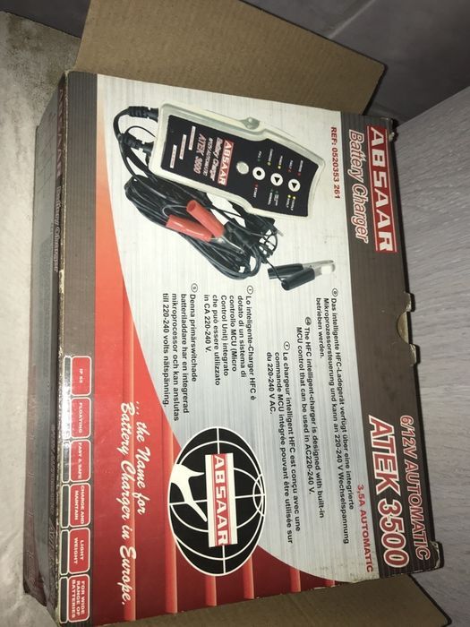 Redresor Incarcator Auto Nemtesc Absaar Atek 3500 6-12V 3500 mA Nou