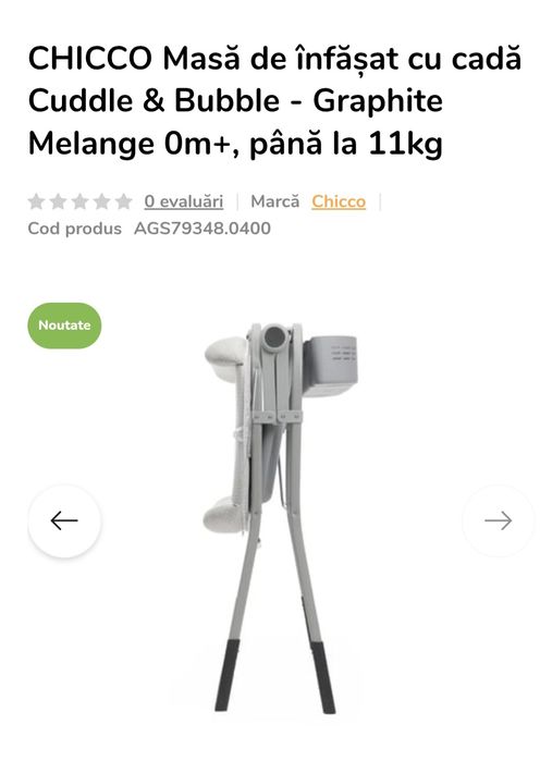 Masa înfășat chico