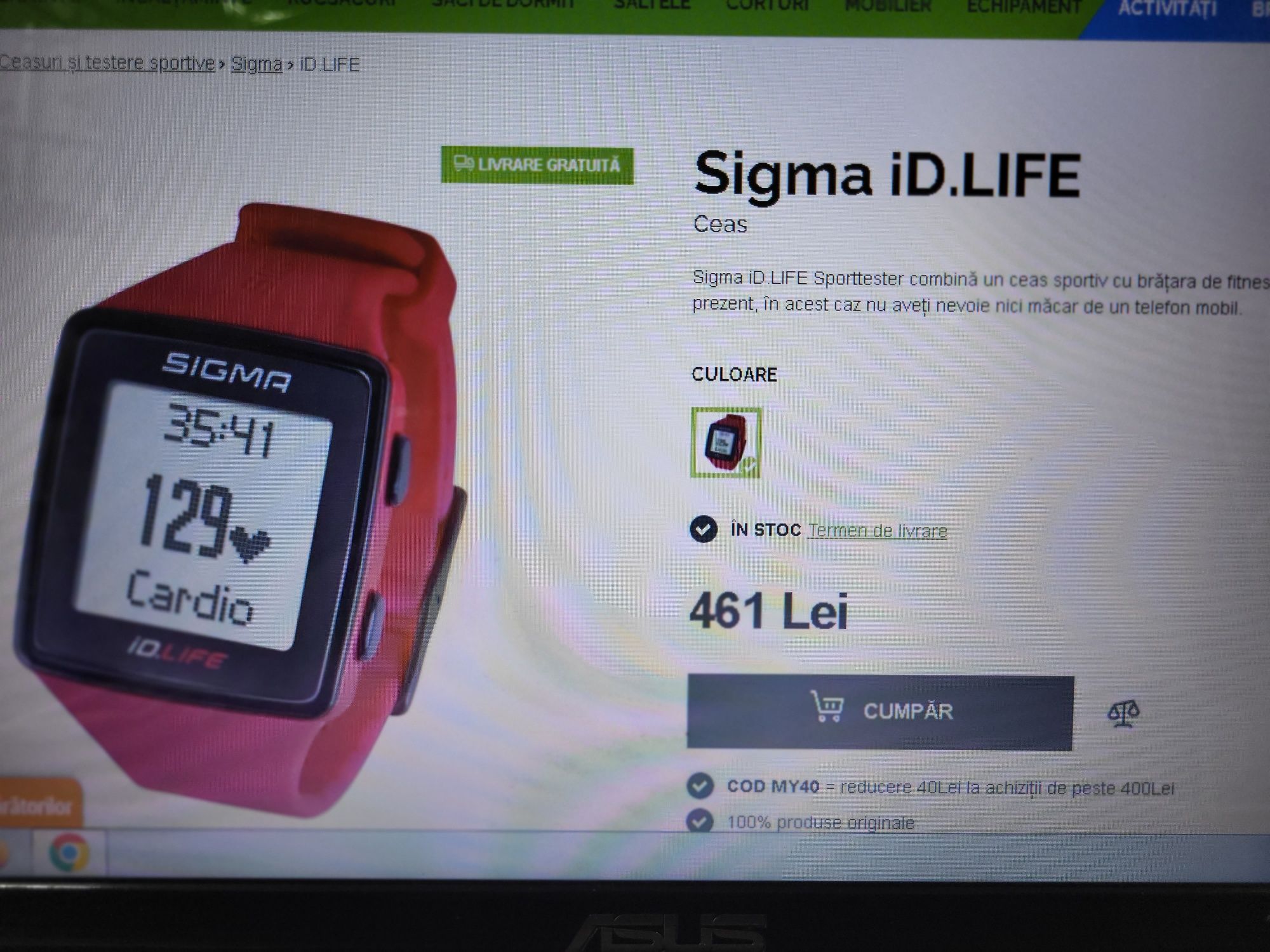Vând ceasuri smart Sigma, ciclism,înot,alergare