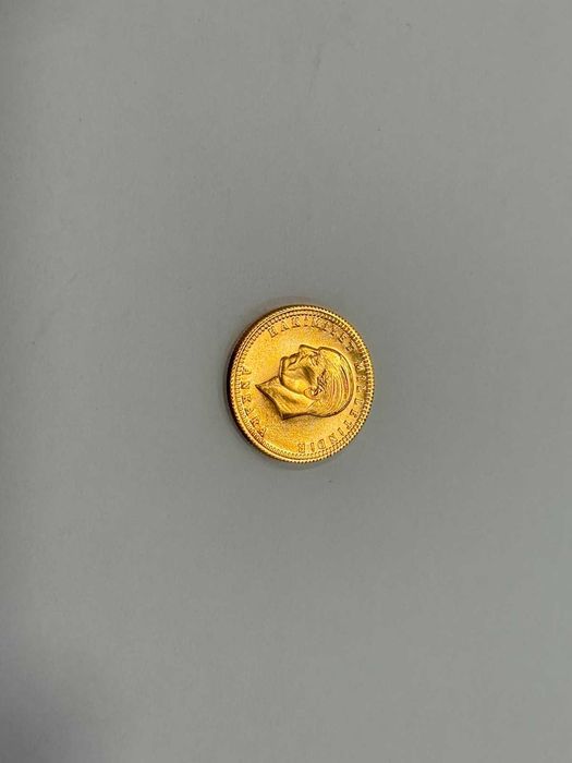 Златна монета 100 турски куруша „Ататюрк“ – 1923 г. Тегло: 7.21 грама