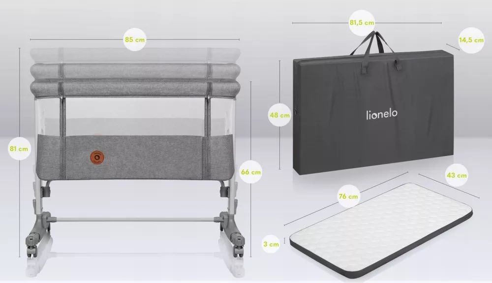 Patut co sleeper lionelo 3 in 1