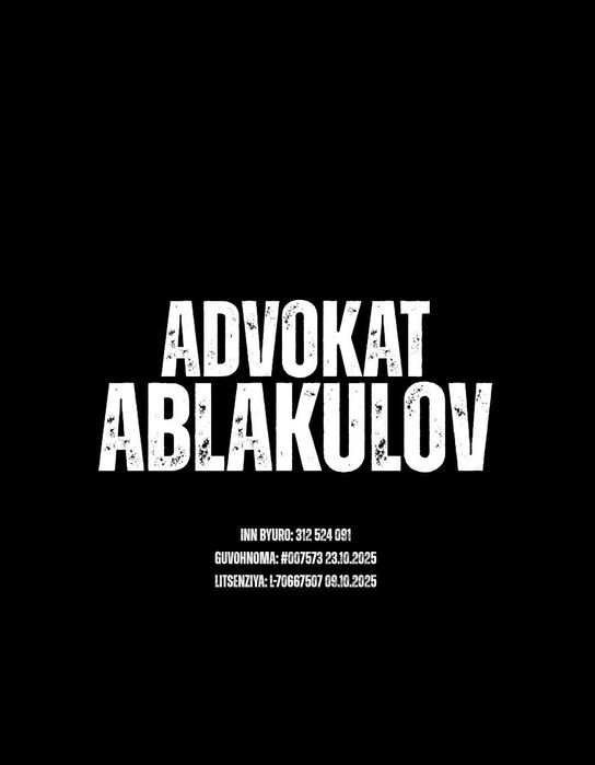 ADVOKAT ABLAKULOV (адвокат, юрист)
