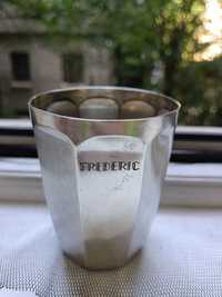 Pahar argint masiv (puritate 950‰), Franta; 113.4 grame