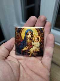 Фото магнити със снимка сувенири икони подарък кръщене погача сватба