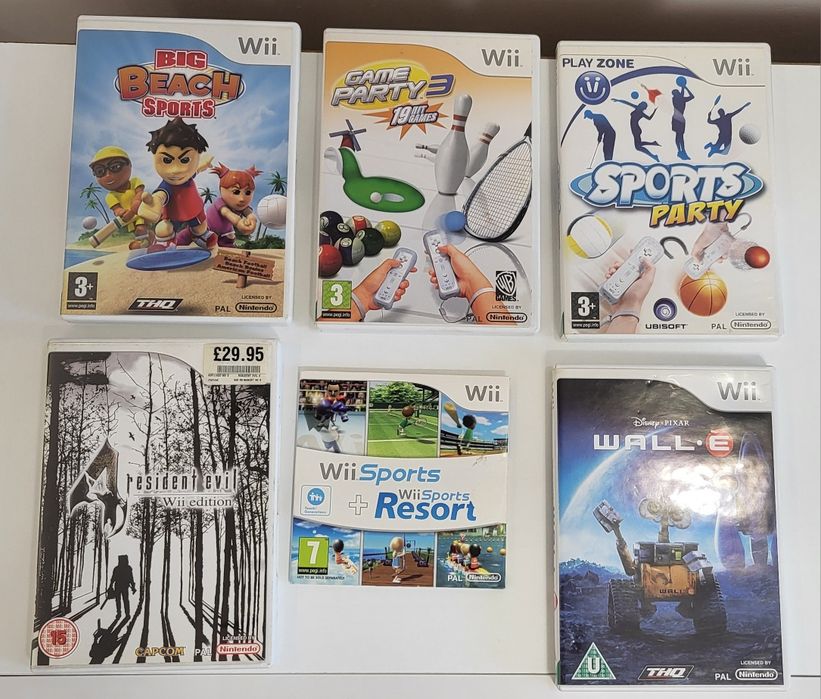 Nintendo Wii – stare excelentă | 8 jocuri | accesorii| full box