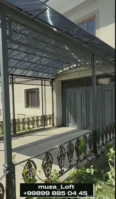 Изготавливаем навесы из металла любой сложности под заказ