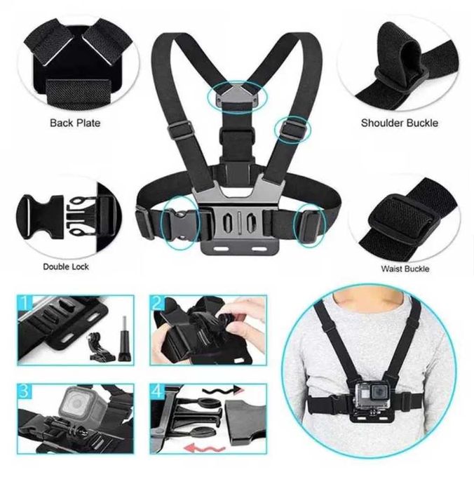 Kit Set Accesorii Elementare Camera GoPro Orice Model 8 9 10 11 12 13