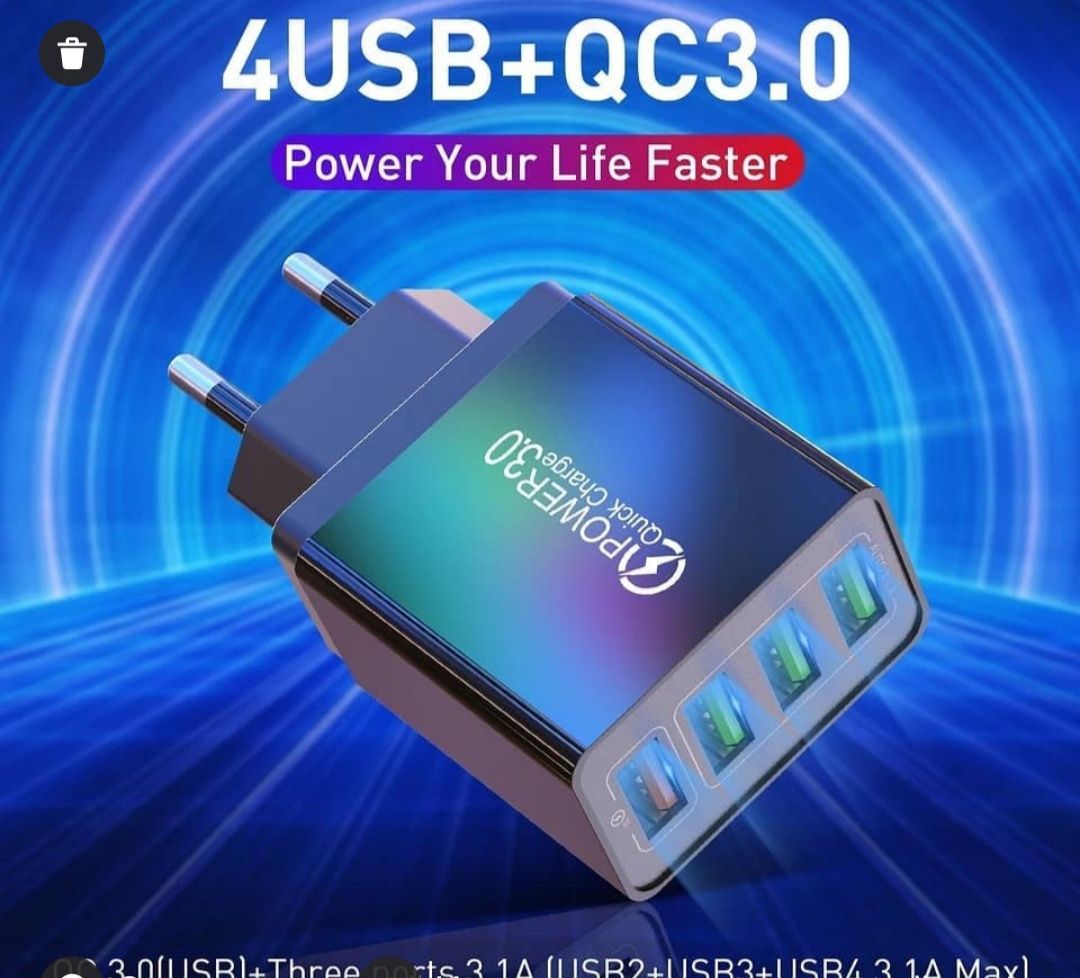 VOXLINK 5v 3А 3 USB зарядное устройство  быстрая зарядка для телефона