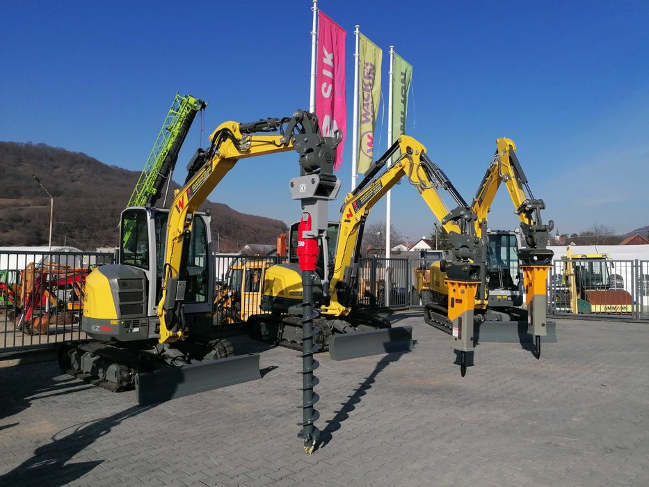 Burghiu foreza hidraulica de pamant pt excavatoare/buldoexcavatoare