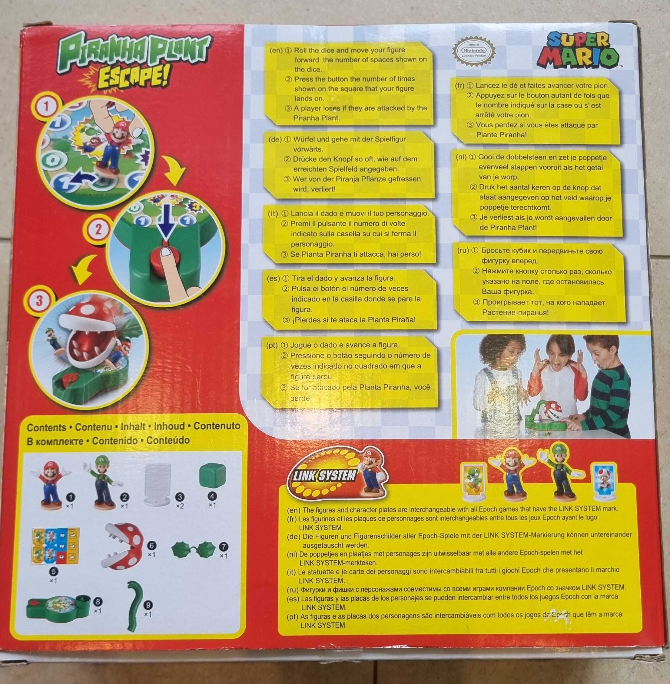 Настолна игра EPOCH Super Mario Piranha Plant Escape 7357