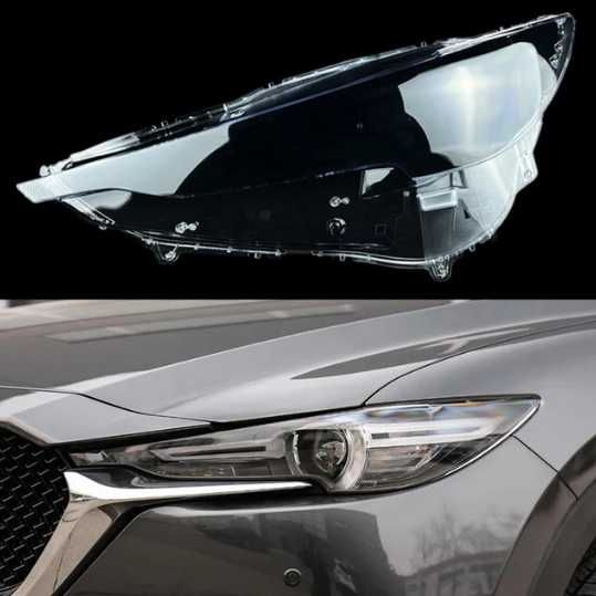 Mazda CX 5 2017, 2018, 2019, 2020, 2021 преден ляв фар стъкло капак